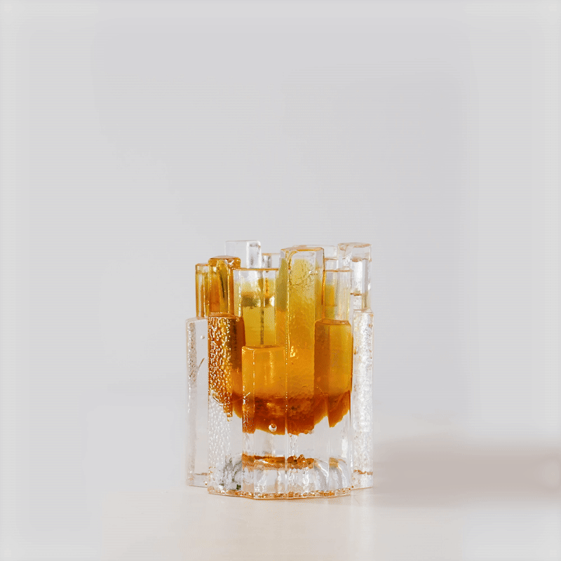 HURRICANE LAMP ROCK, Amber - Amber - Amber - Amber - Amber