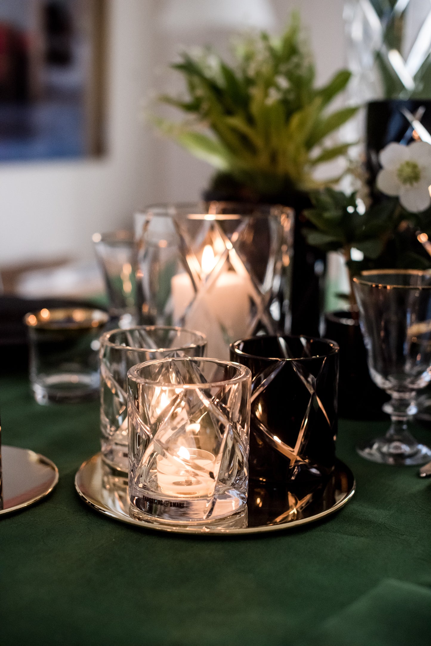 HURRICANE CRYSTAL LAMP SMALL, Clear