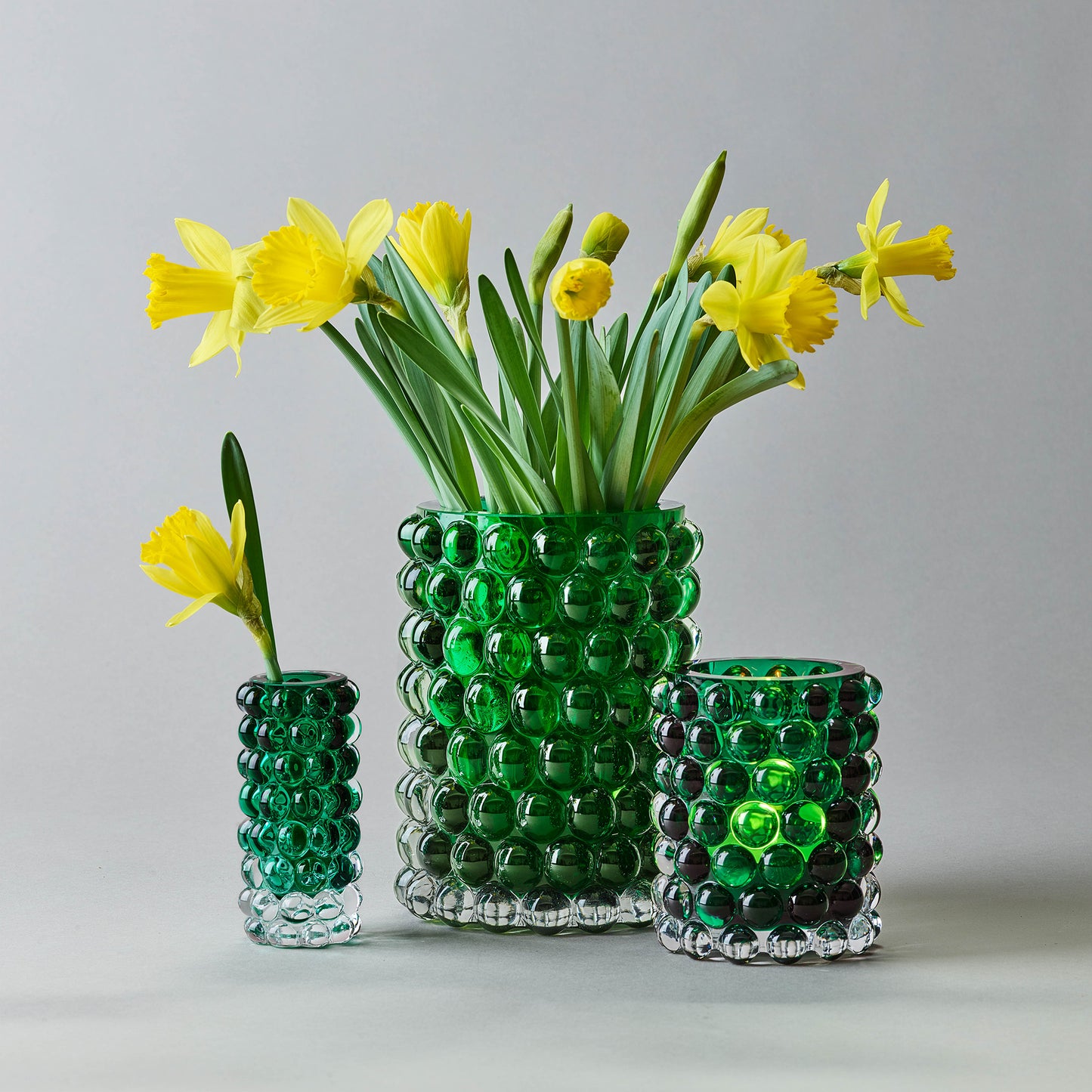 HURRICANE LAMP BOULE LARGE, Green Windlicht