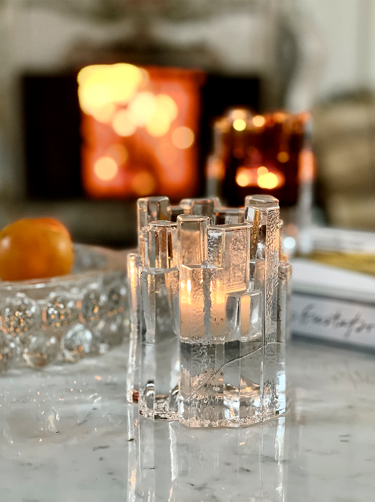 HURRICANE LAMP ROCK, Clear