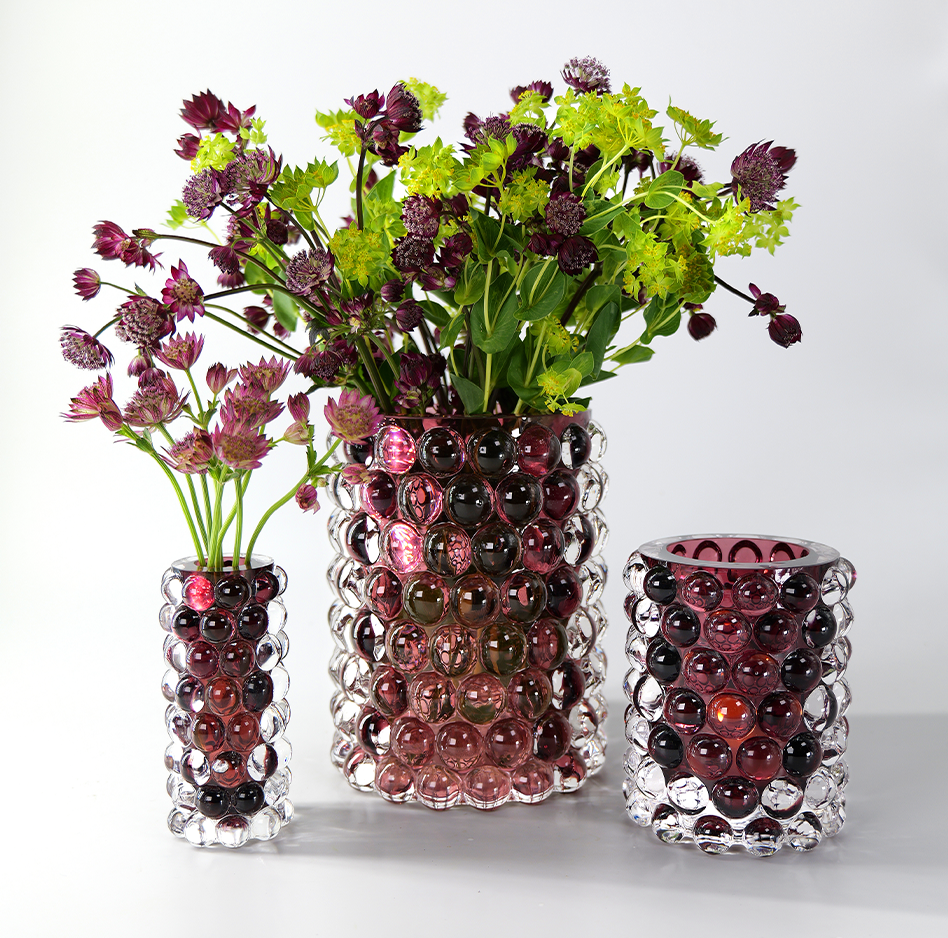 HURRICANE LAMP BOULE REGULAR, Heather Windlicht