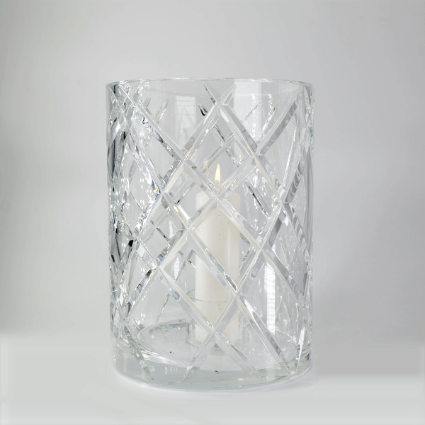 HURRICANE CRYSTAL LAMP LARGE, Clear Windlicht
