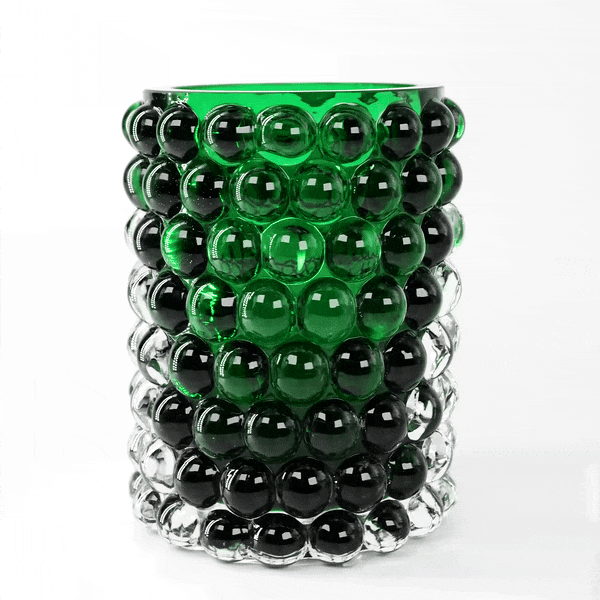 HURRICANE LAMP BOULE LARGE, Green Windlicht