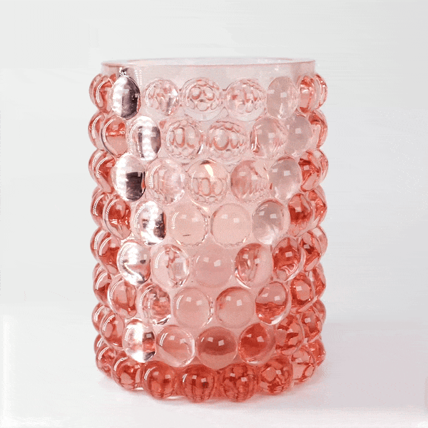 HURRICANE LAMP BOULE LARGE, Rosé Windlicht