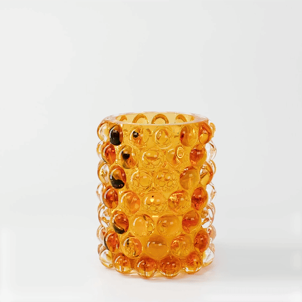 HURRICANE LAMP BOULE REGULAR, Amber Windlicht