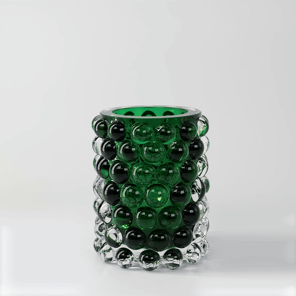 HURRICANE LAMP BOULE REGULAR, Green Windlicht