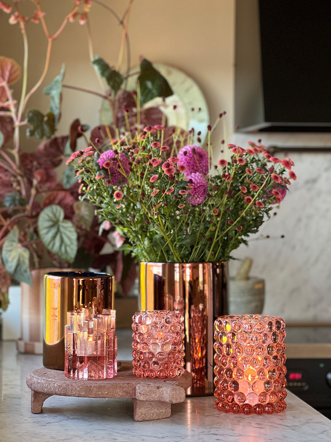 HURRICANE LAMP ROCK, Rosé - Rosé