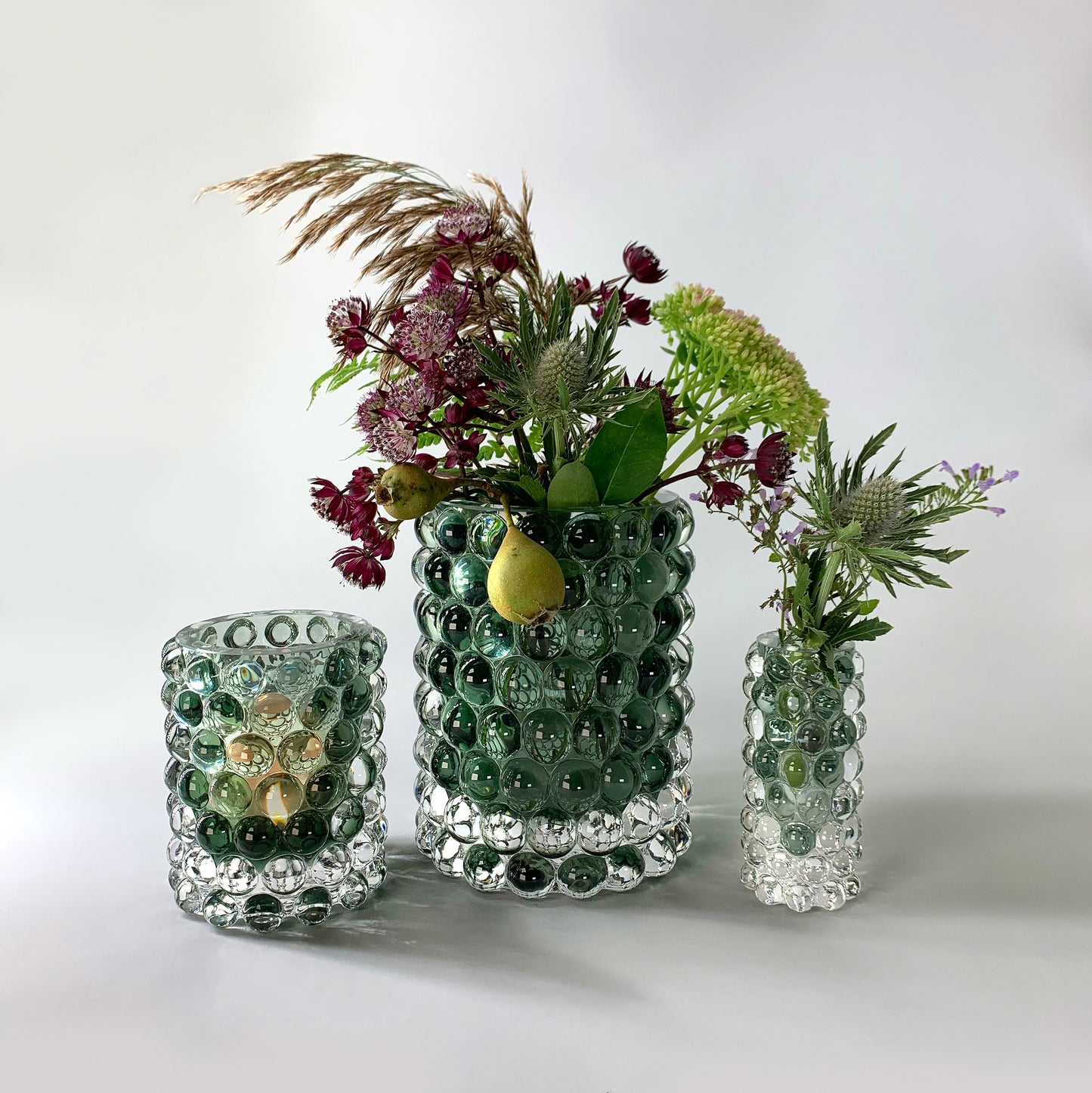 HURRICANE LAMP BOULE, Sage