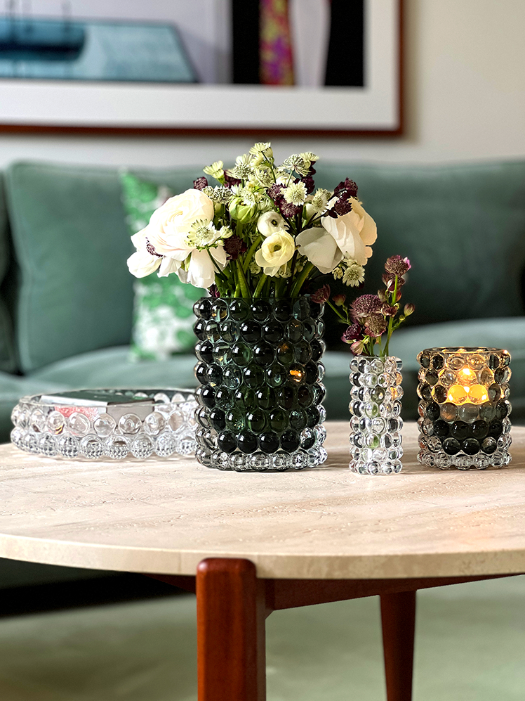 HURRICANE LAMP BOULE, Sage