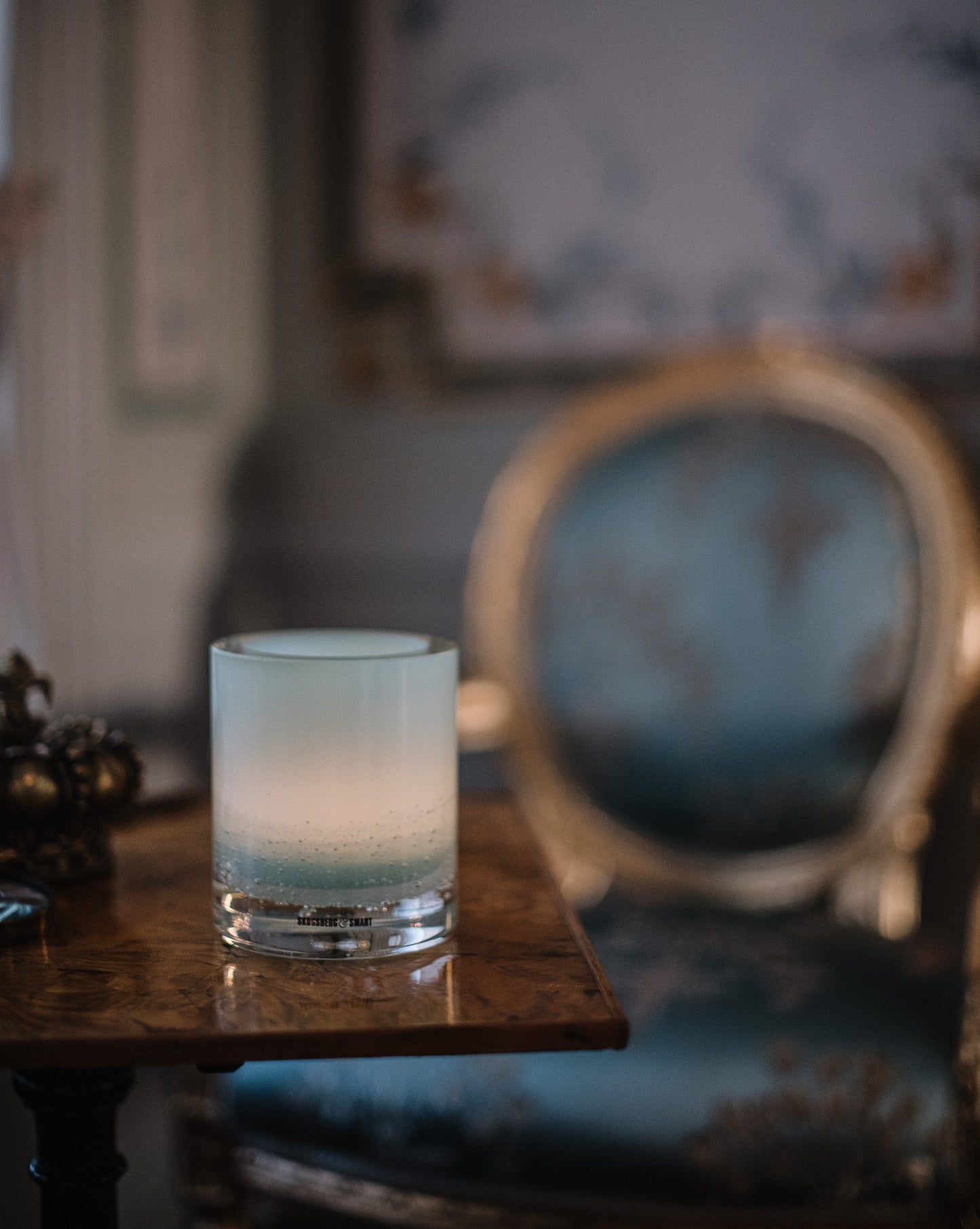 HURRICANE LAMP SODA, Aqua