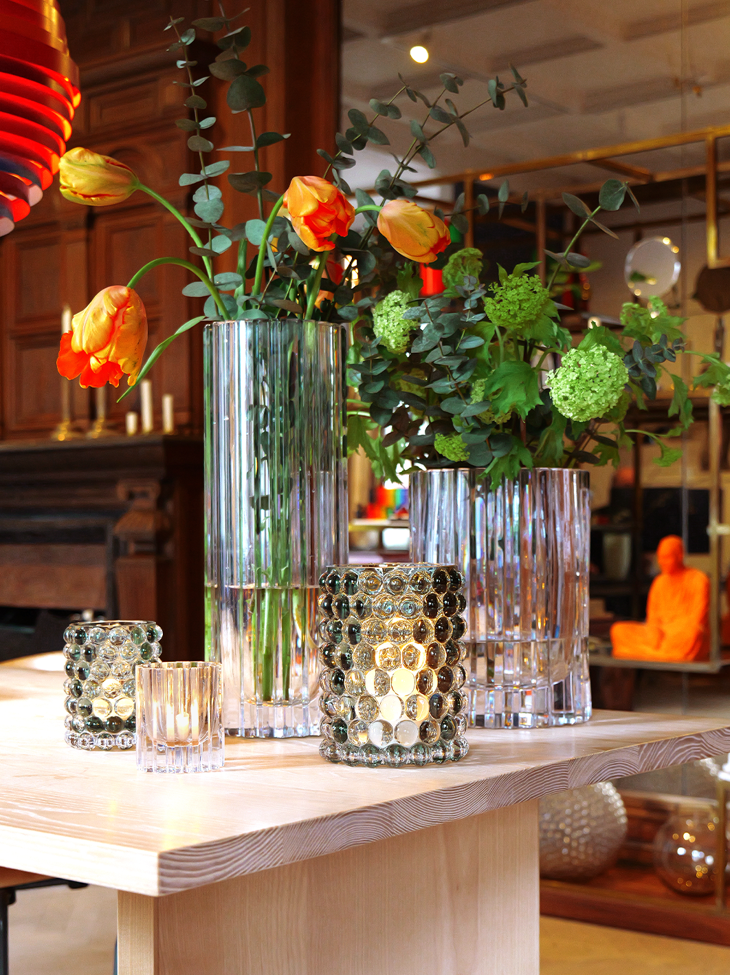 HURRICANE LAMP BOULE REGULAR, Sage