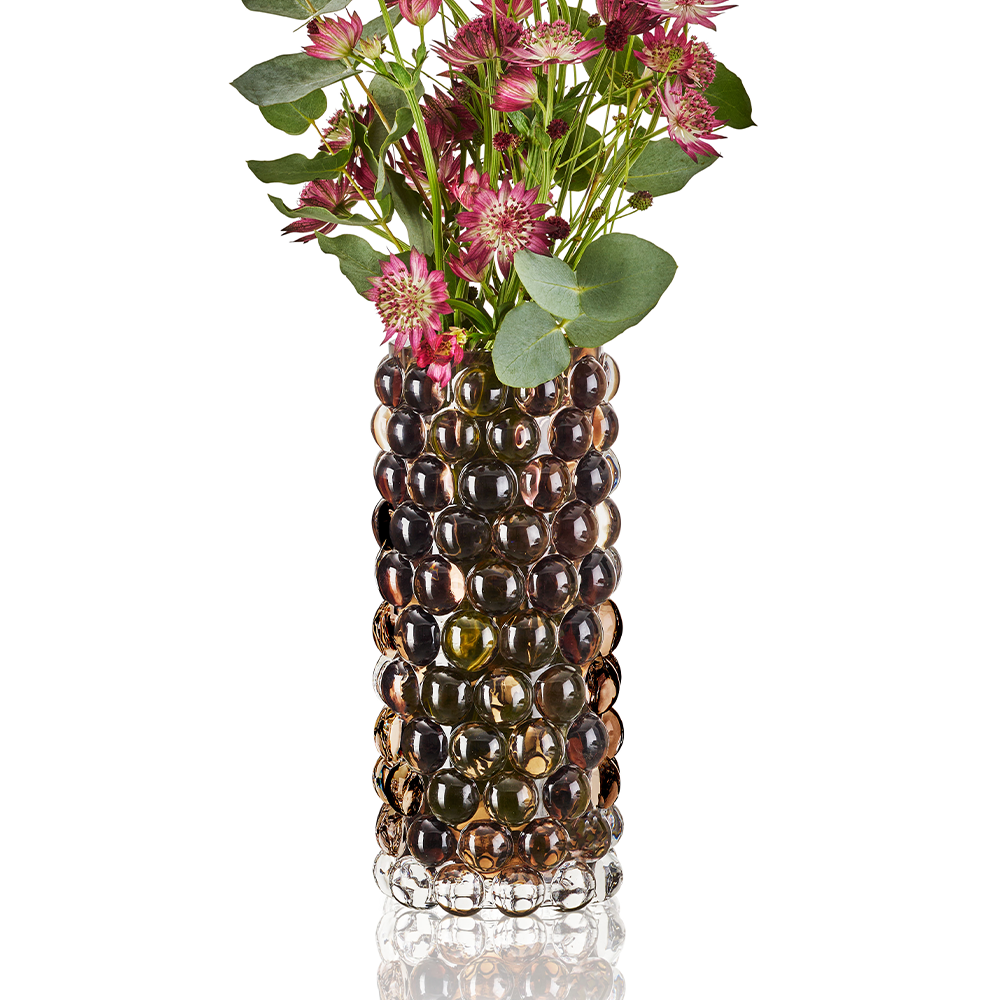 HURRICANE BOULE VASE, Tobacco