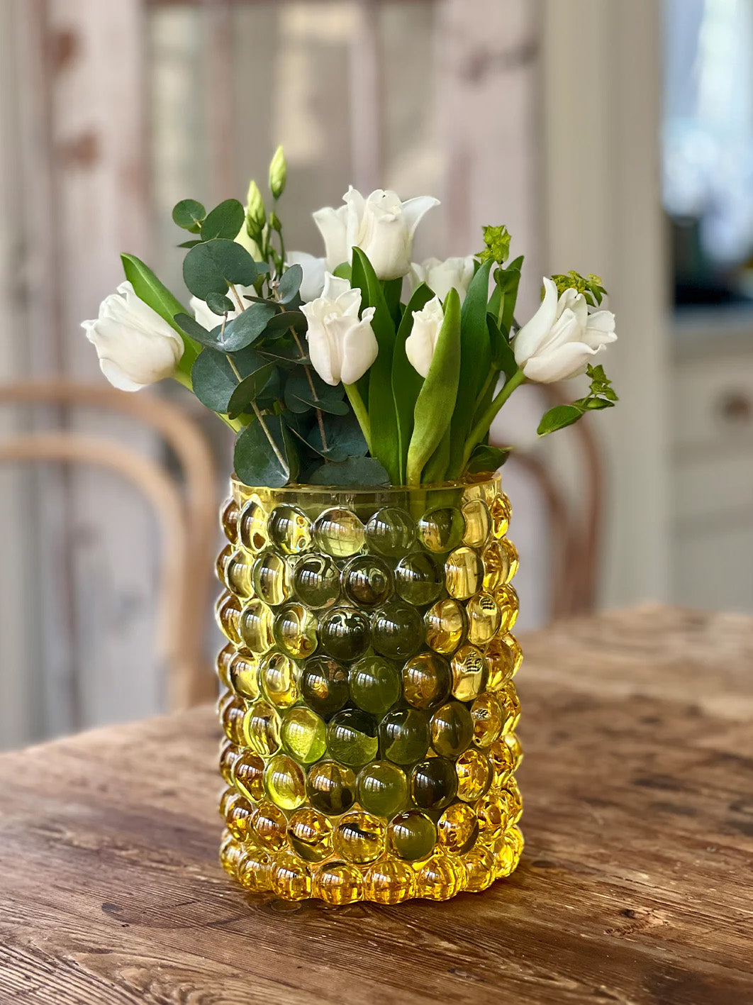 HURRICANE LAMP BOULE LARGE, Limone Windlicht