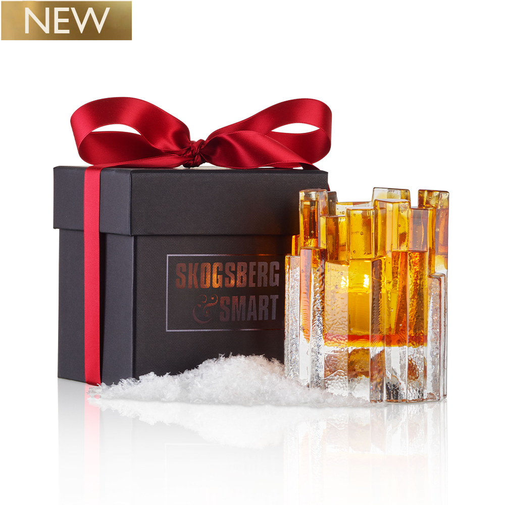 HURRICANE LAMP ROCK, Amber