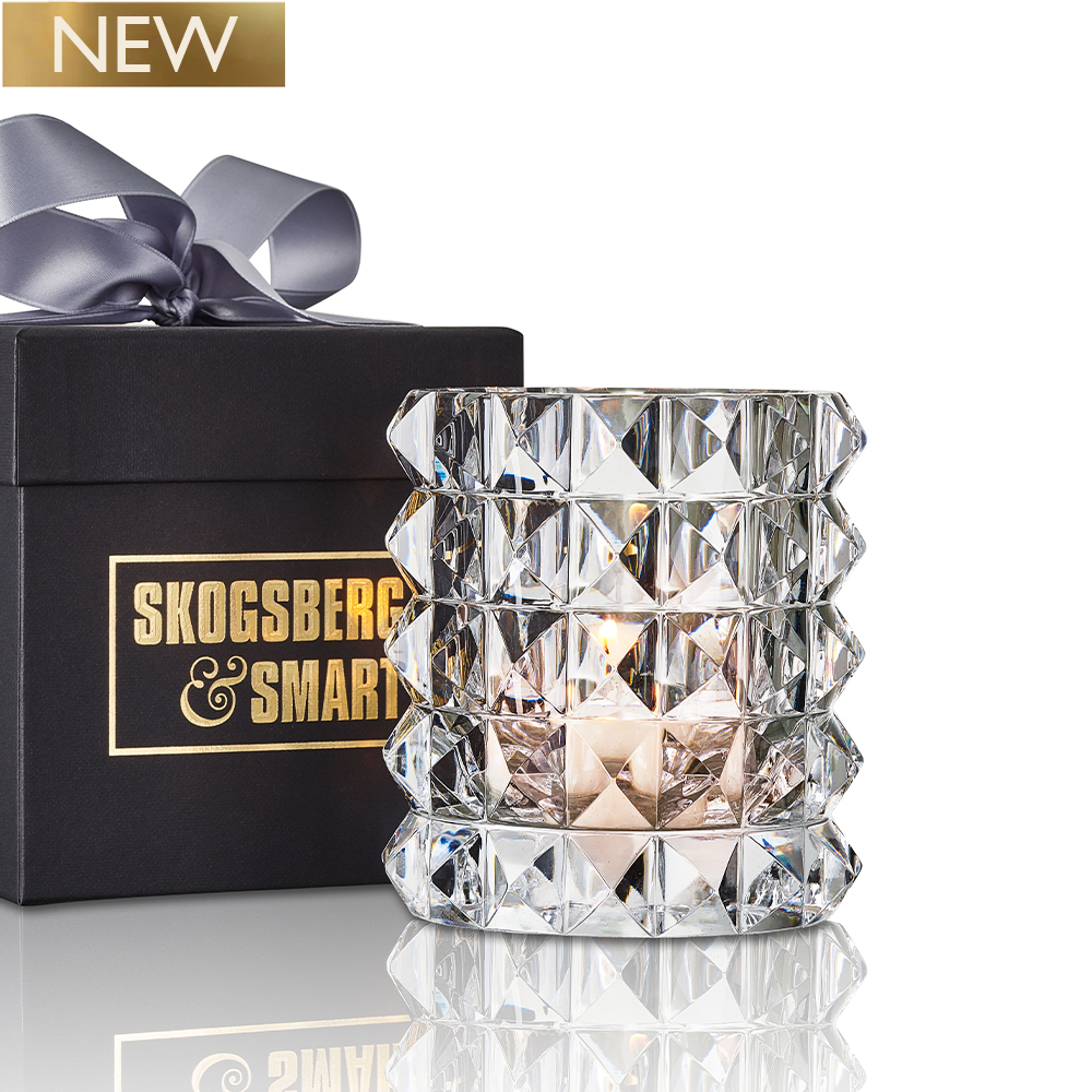 HURRICANE CRYSTAL LAMP MEDIUM, Stud Windlicht